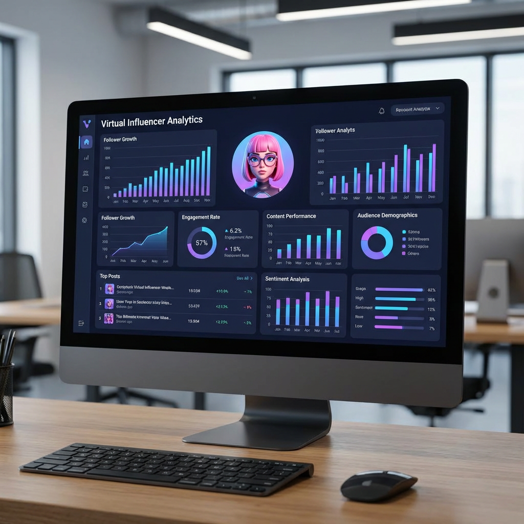 Imimic virtual influencer monetization metrics