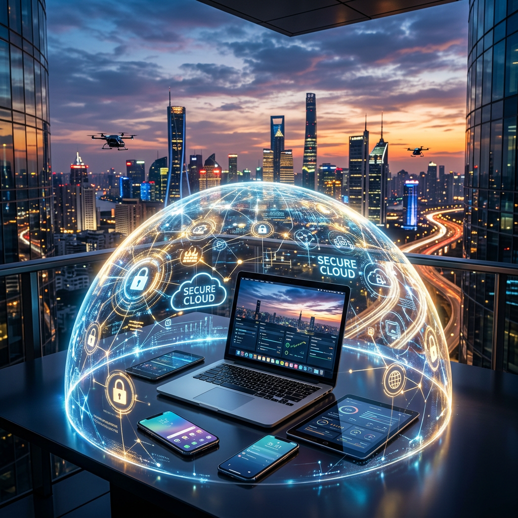Cloud-based anti-virus software protecting devices in a digital network